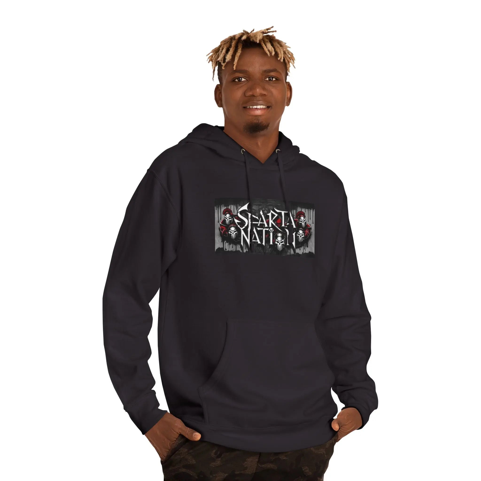 SPARTA Nation Hooded Sweatshirt Printify