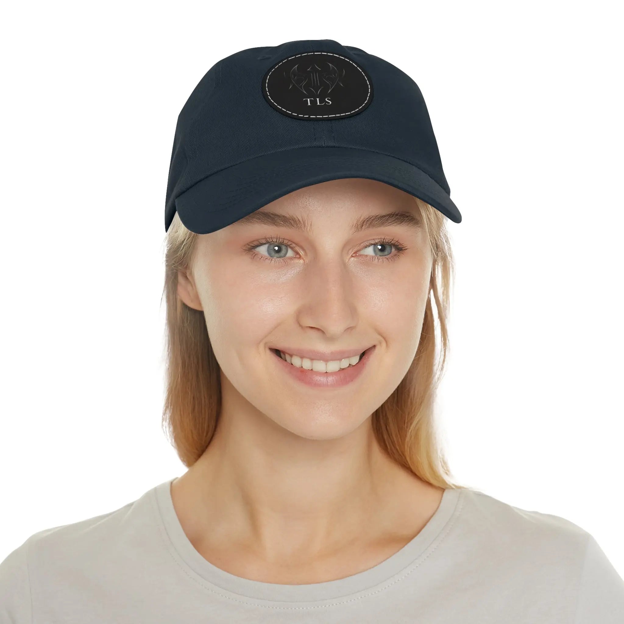 TLS Hat with Leather Patch (Round) Printify