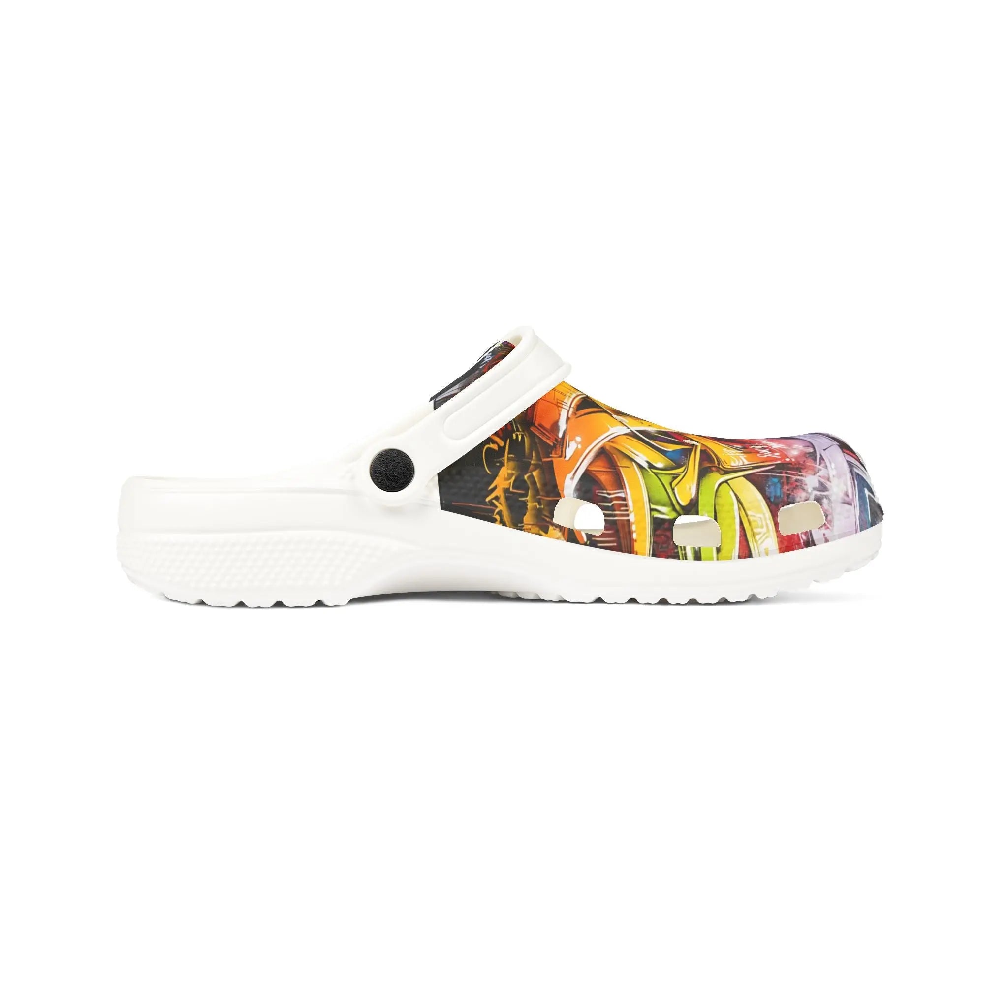 Tommy Lee Sparta Graffiti Foam Rubber Clogs - TOMMY LEE SPARTA