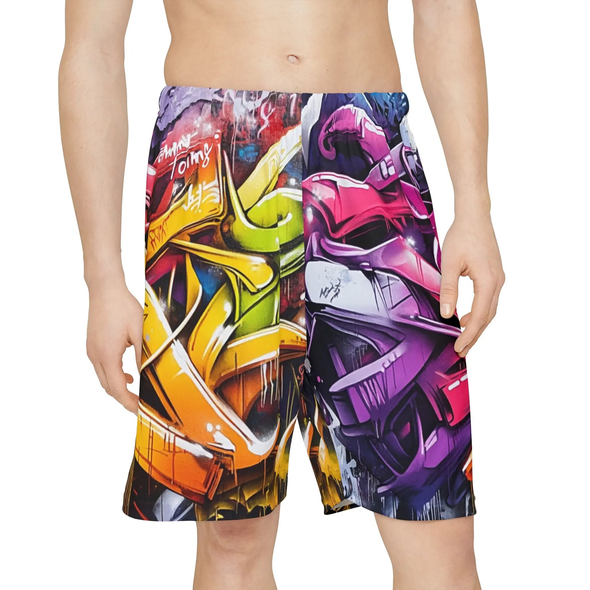 Tommy Lee Sparta Wildstyle Graffiti Shorts Printify
