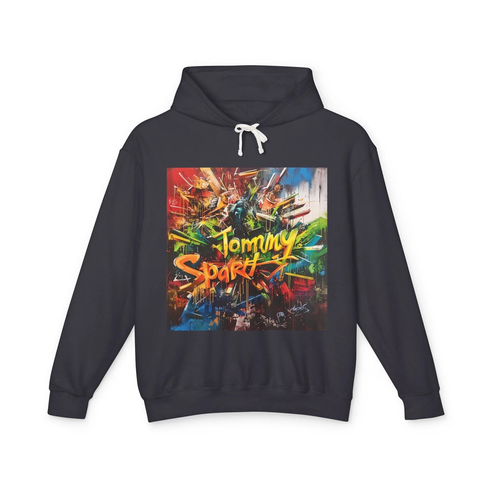 Colorful Graffiti Art Hoodie - Unisex Lightweight Printify