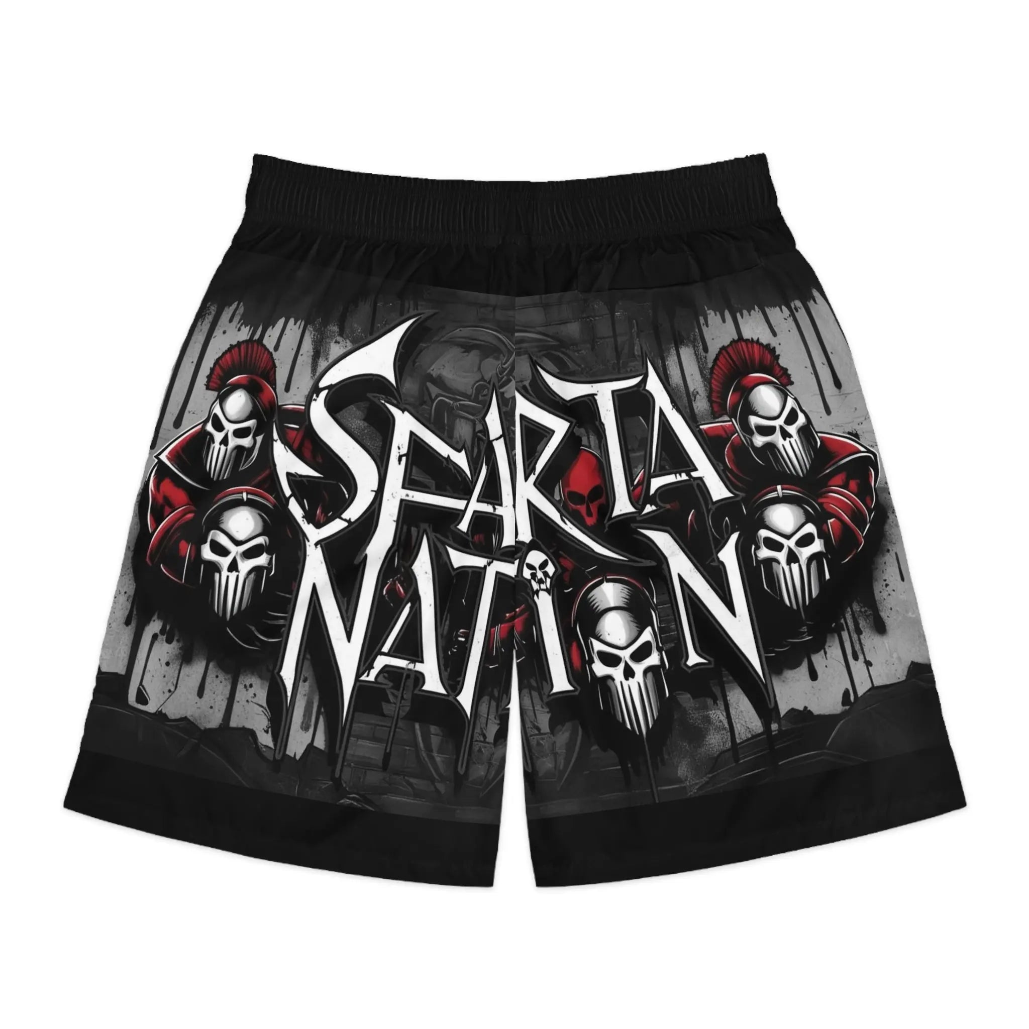 Men's Jogger Shorts - Sparta Nation Stylish Athletic Wear for Fitness Enthusiasts Printify