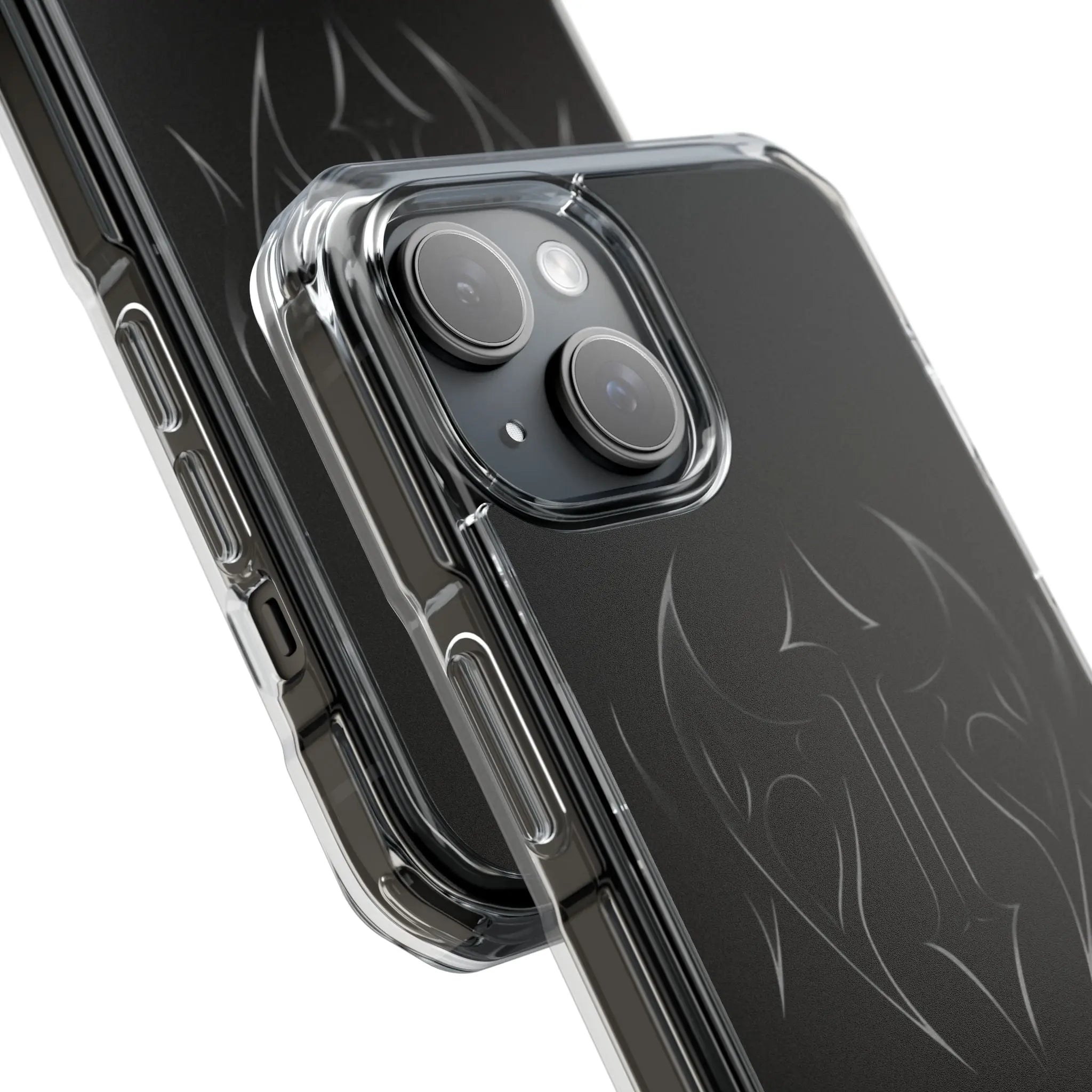 Personalized Magnetic Clear Phone Case with Custom Design Printify
