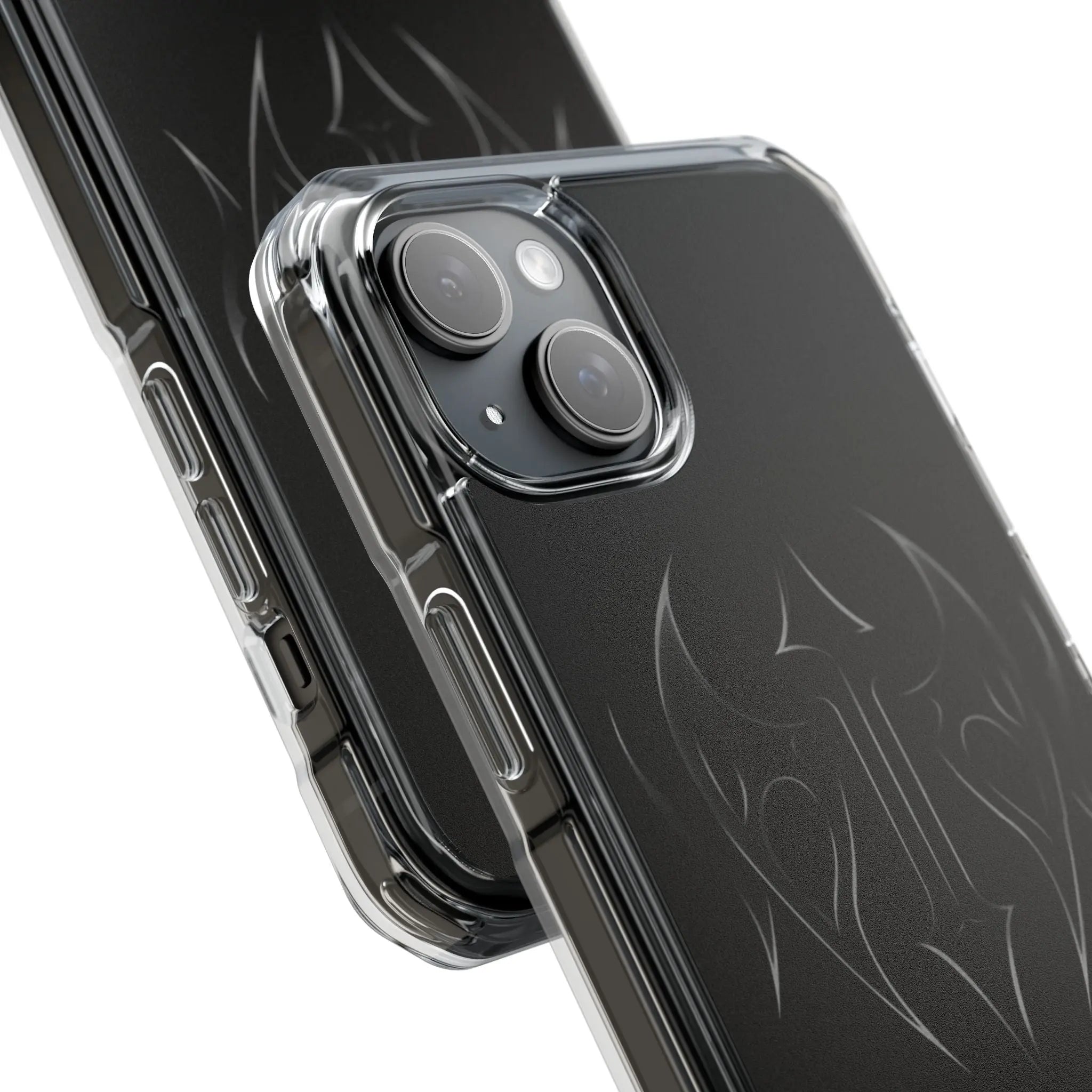 Personalized Magnetic Clear Phone Case with Custom Design Printify