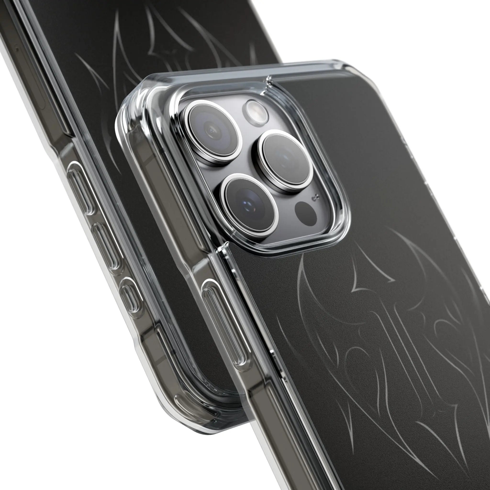 Personalized Magnetic Clear Phone Case with Custom Design Printify