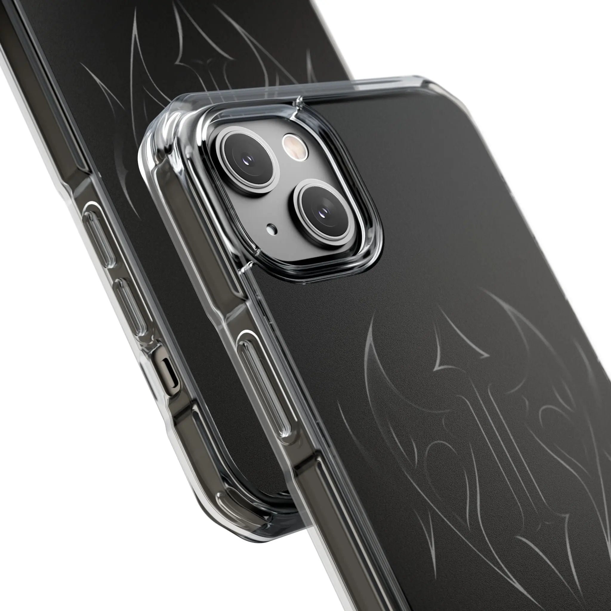 Personalized Magnetic Clear Phone Case with Custom Design Printify