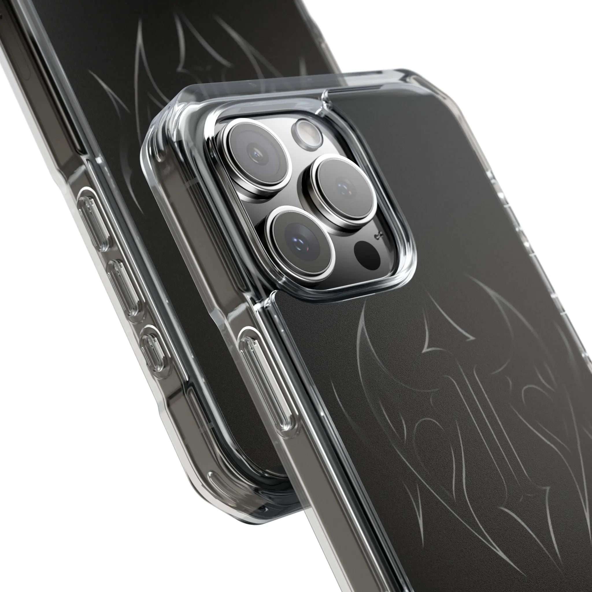 Personalized Magnetic Clear Phone Case with Custom Design Printify