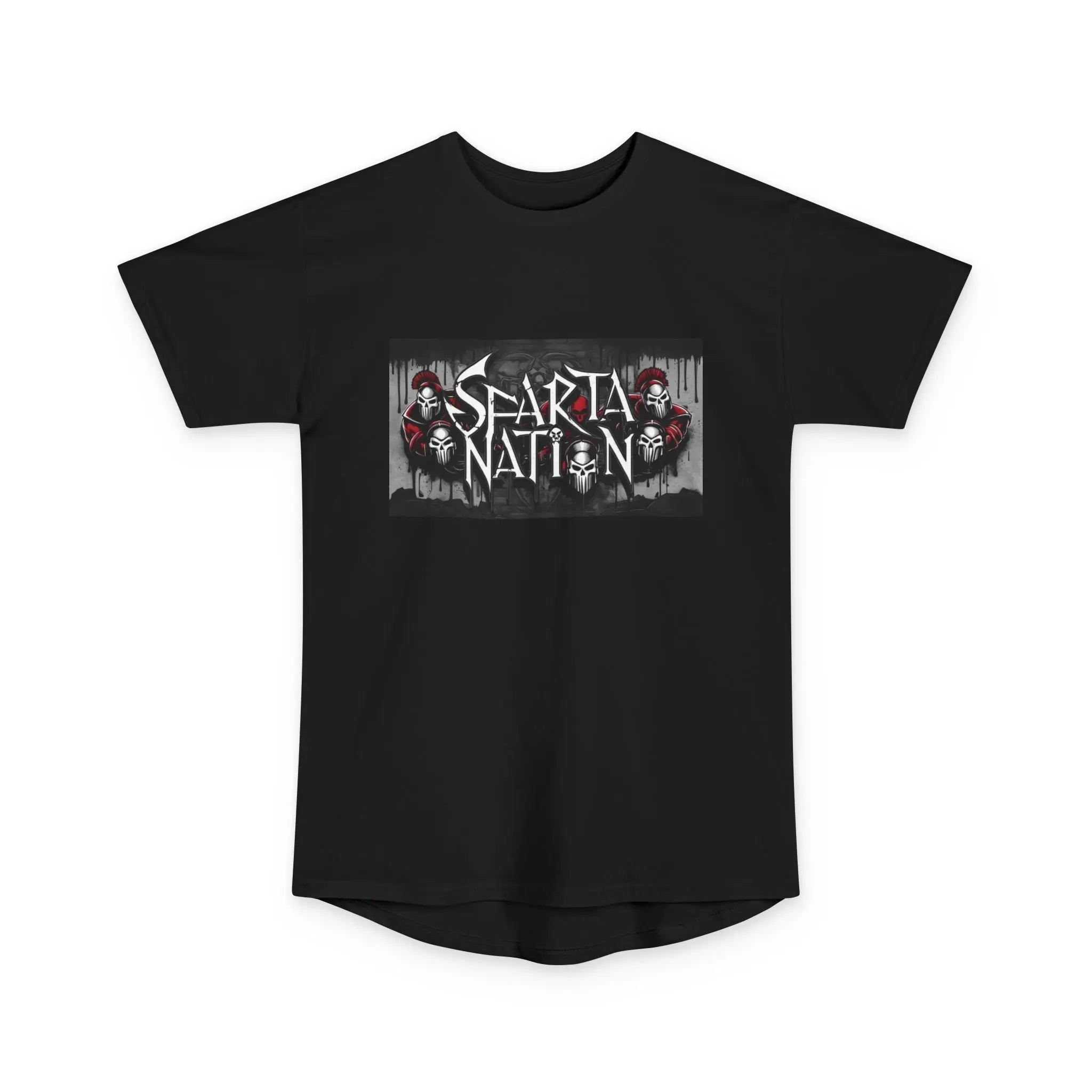 Sparta Nation Urban Tee - Unisex Long Body Graphic T-Shirt Printify