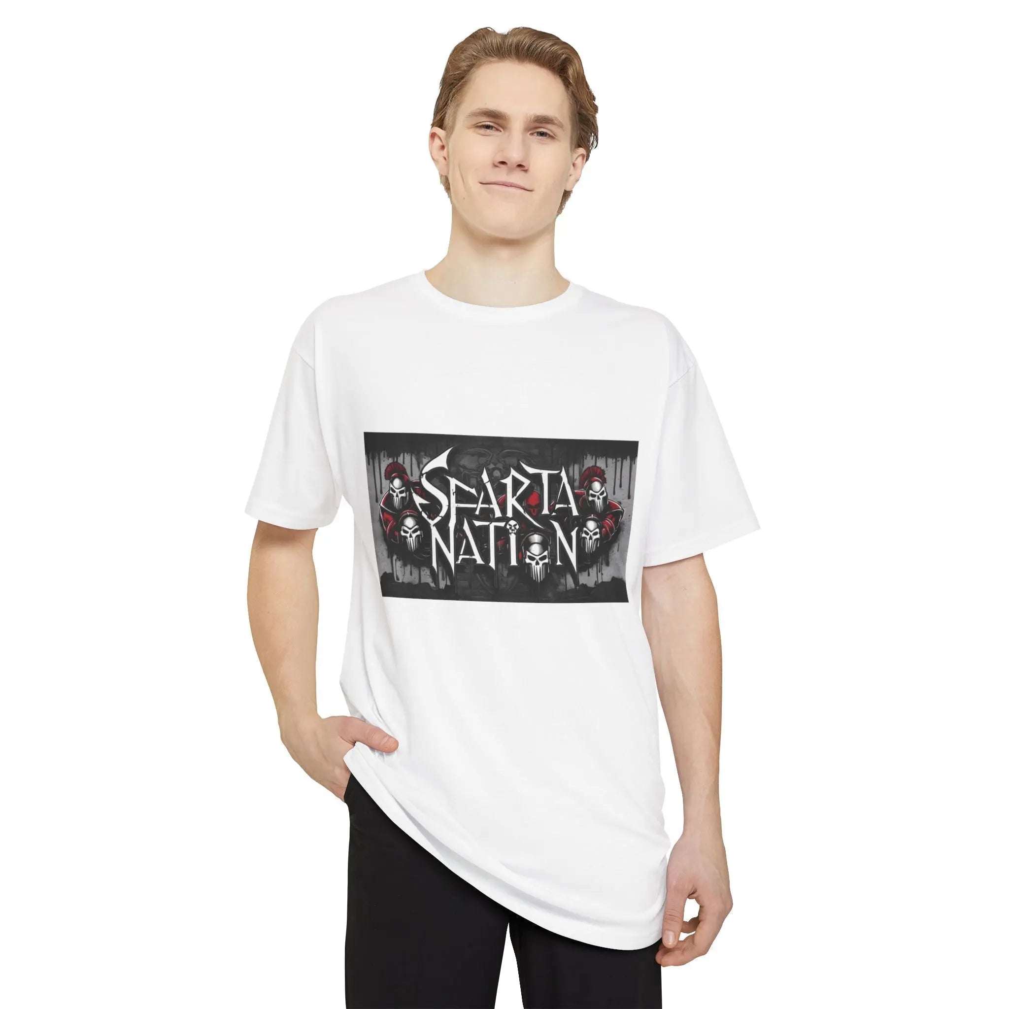 Sparta Nation Urban Tee - Unisex Long Body Graphic T-Shirt Printify