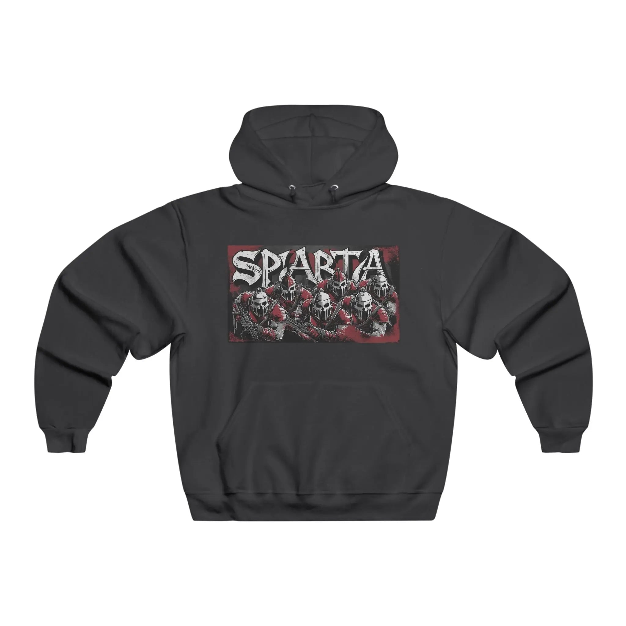 Sparta Skull Hoodie Printify
