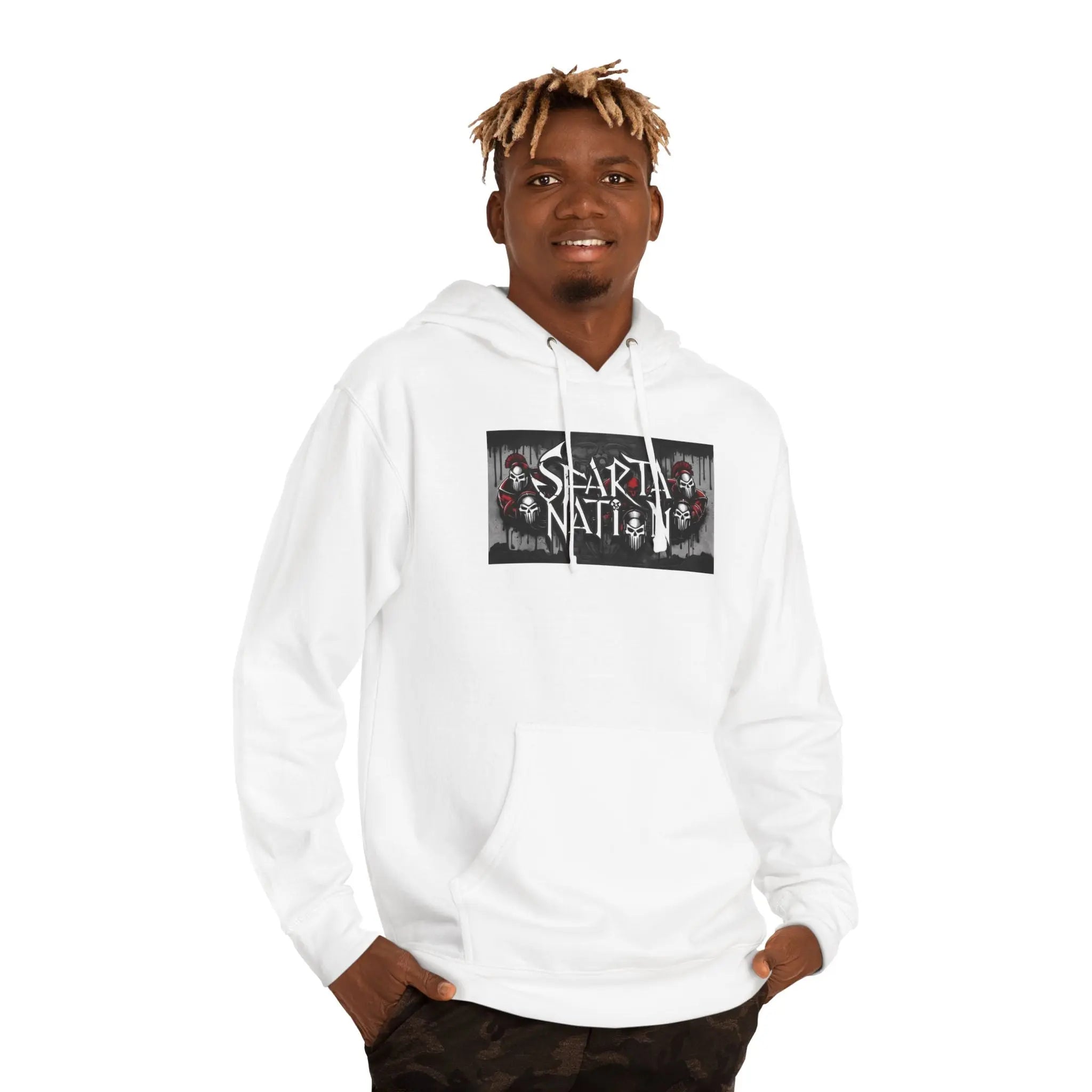 Spartan Nation Hoodie - Fitness Enthusiasts Sweatshirt Printify