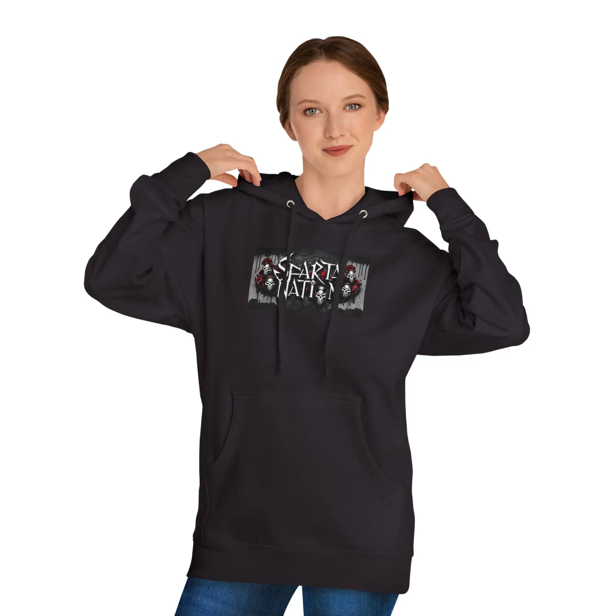 Spartan Nation Hoodie - Fitness Enthusiasts Sweatshirt Printify