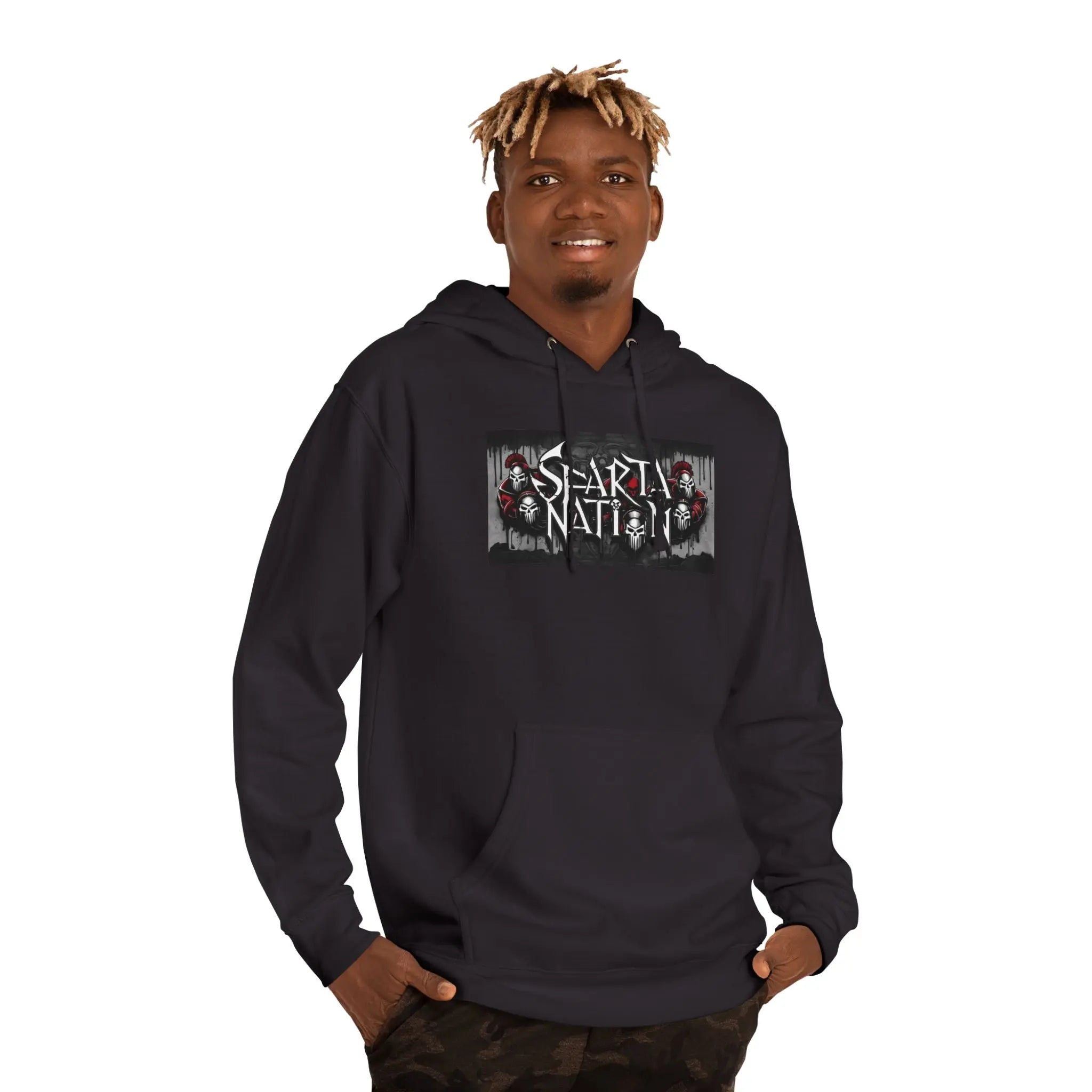 Spartan Nation Hoodie - Fitness Enthusiasts Sweatshirt Printify