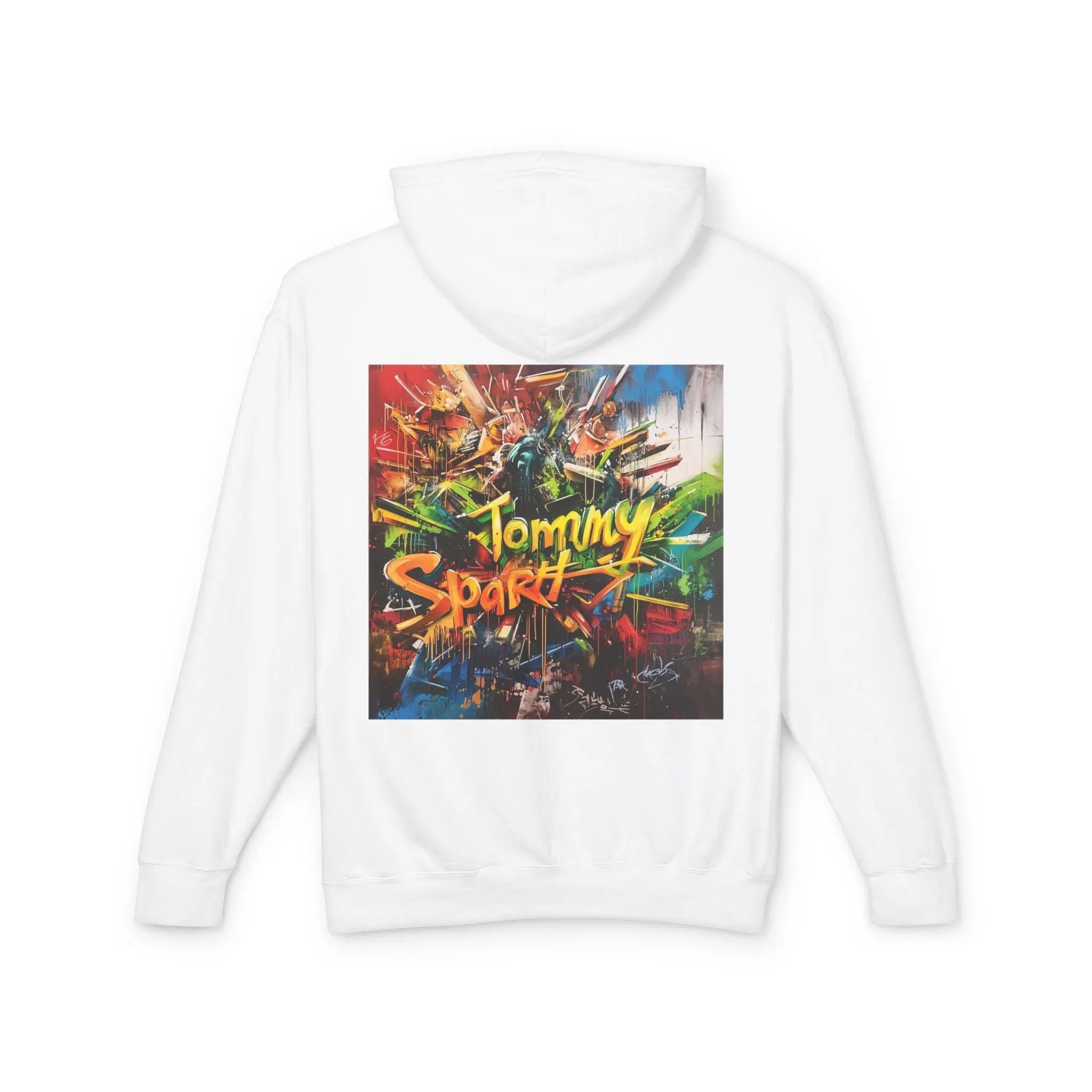 Colorful Graffiti Art Hoodie - Unisex Lightweight - TOMMY LEE SPARTA