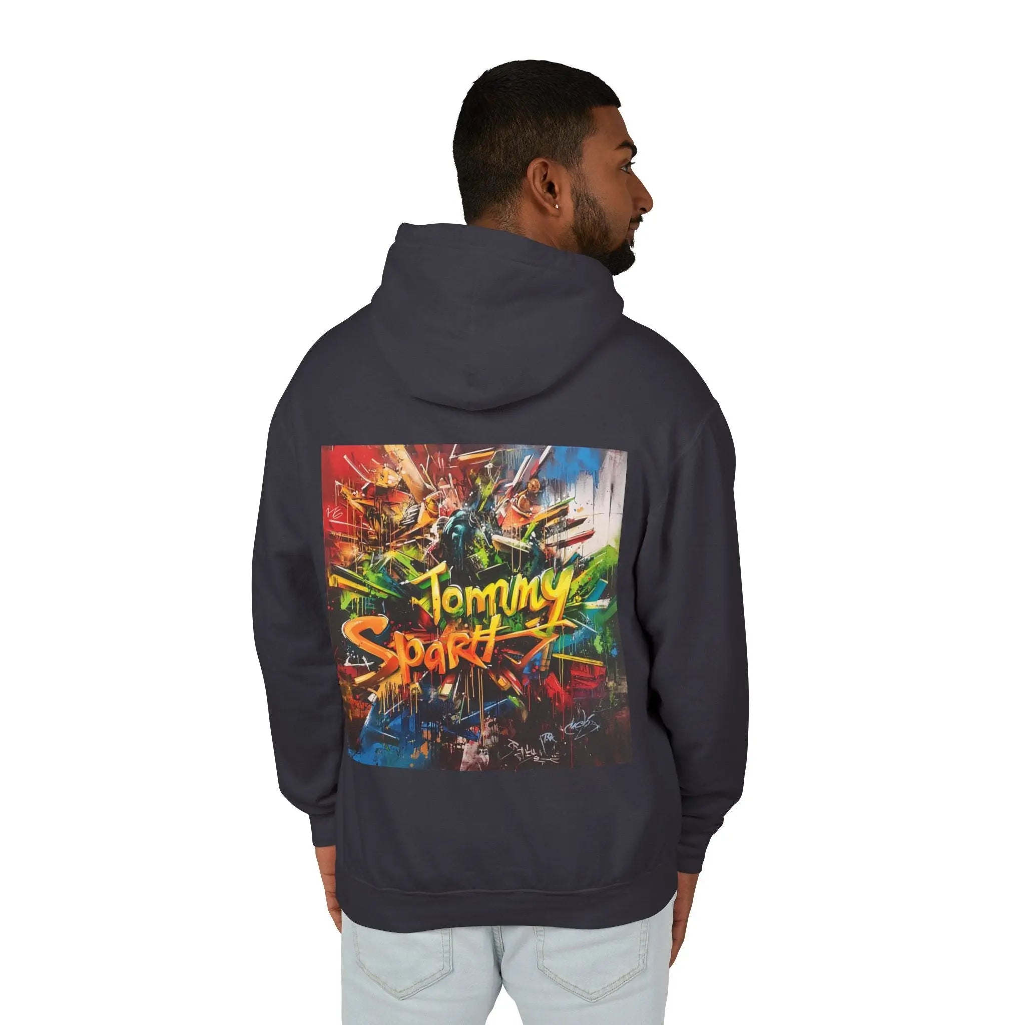 Colorful Graffiti Art Hoodie - Unisex Lightweight - TOMMY LEE SPARTA