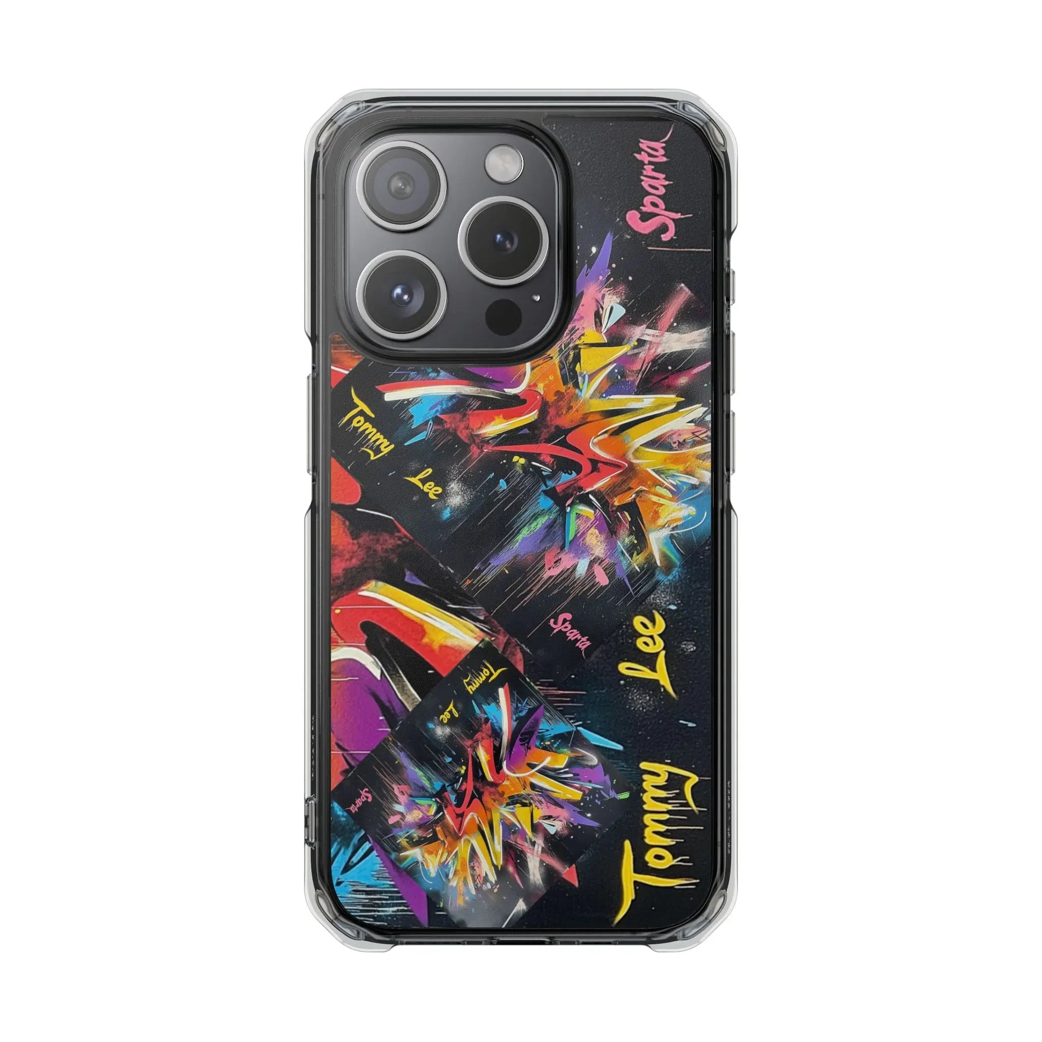 Tommy Lee Sparta Vibrant Artistic Magnetic Clear Phone Case Printify