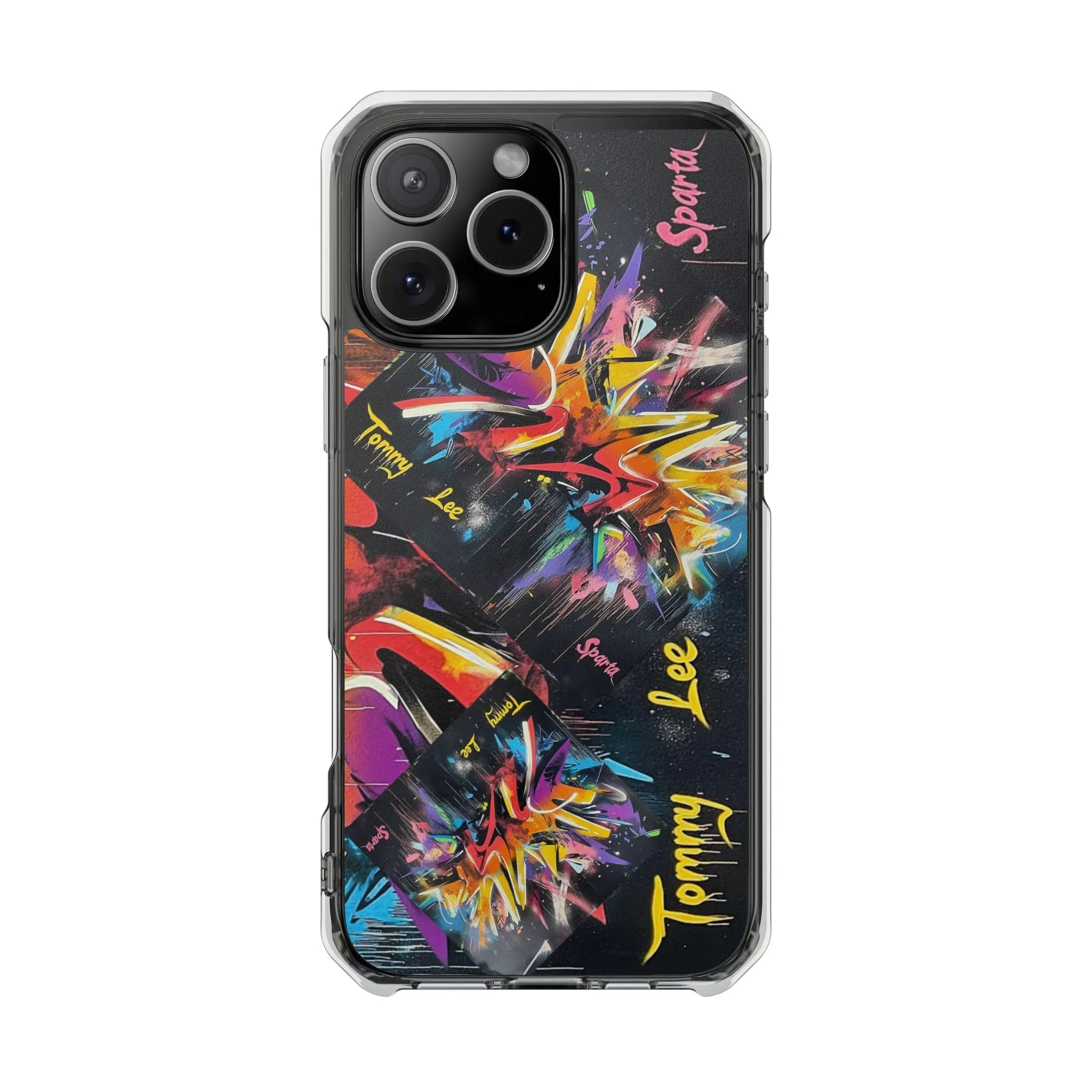 Tommy Lee Sparta Vibrant Artistic Magnetic Clear Phone Case Printify