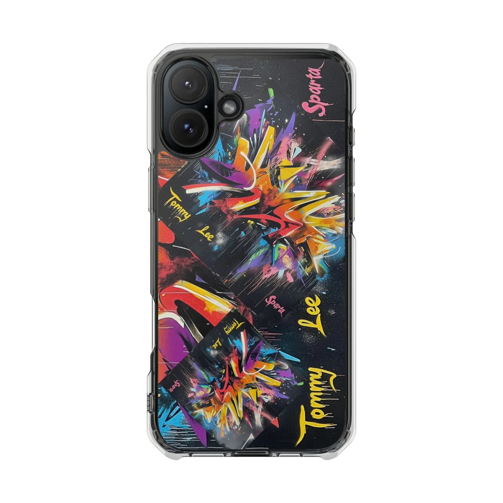 Tommy Lee Sparta Vibrant Artistic Magnetic Clear Phone Case Printify