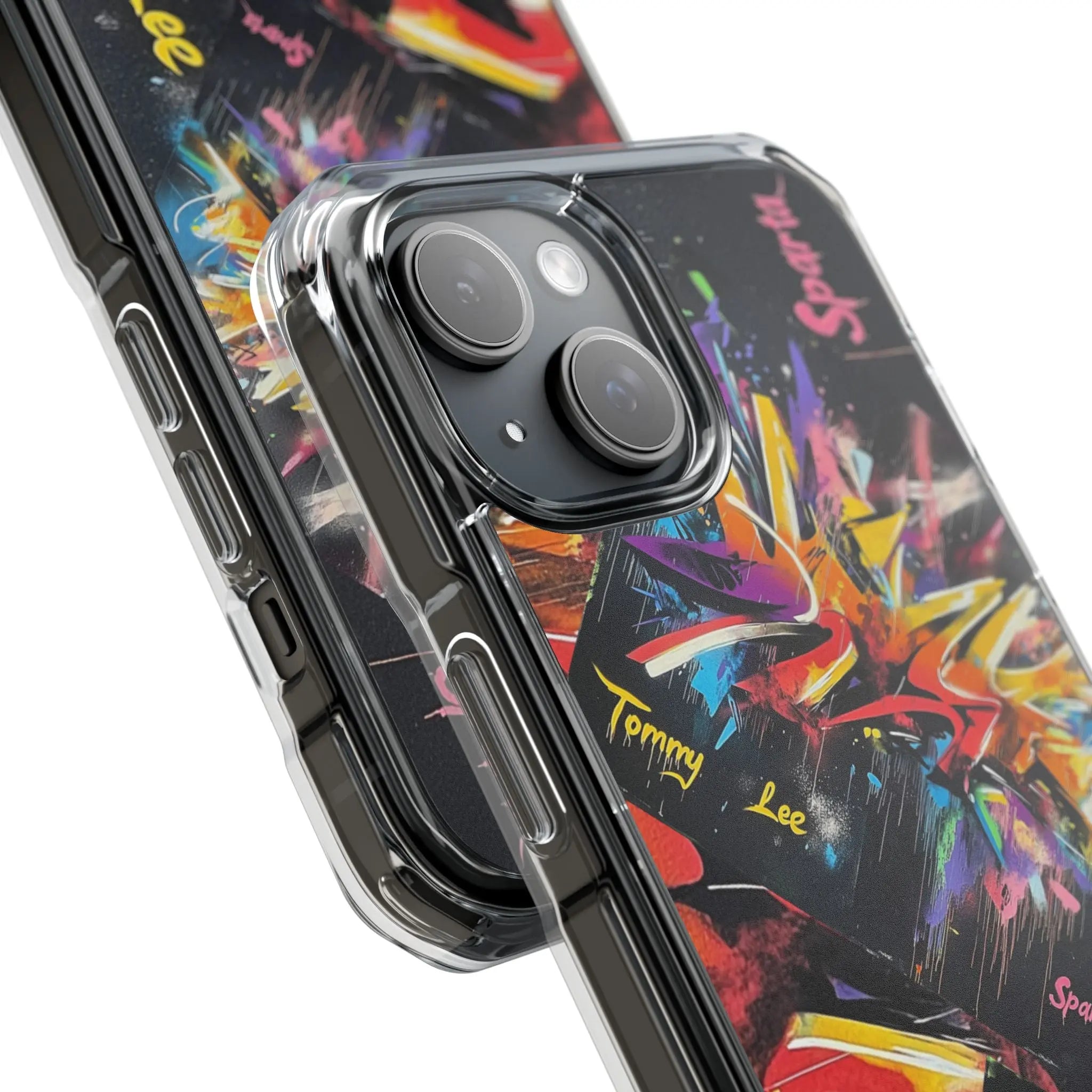 Tommy Lee Sparta Vibrant Artistic Magnetic Clear Phone Case Printify