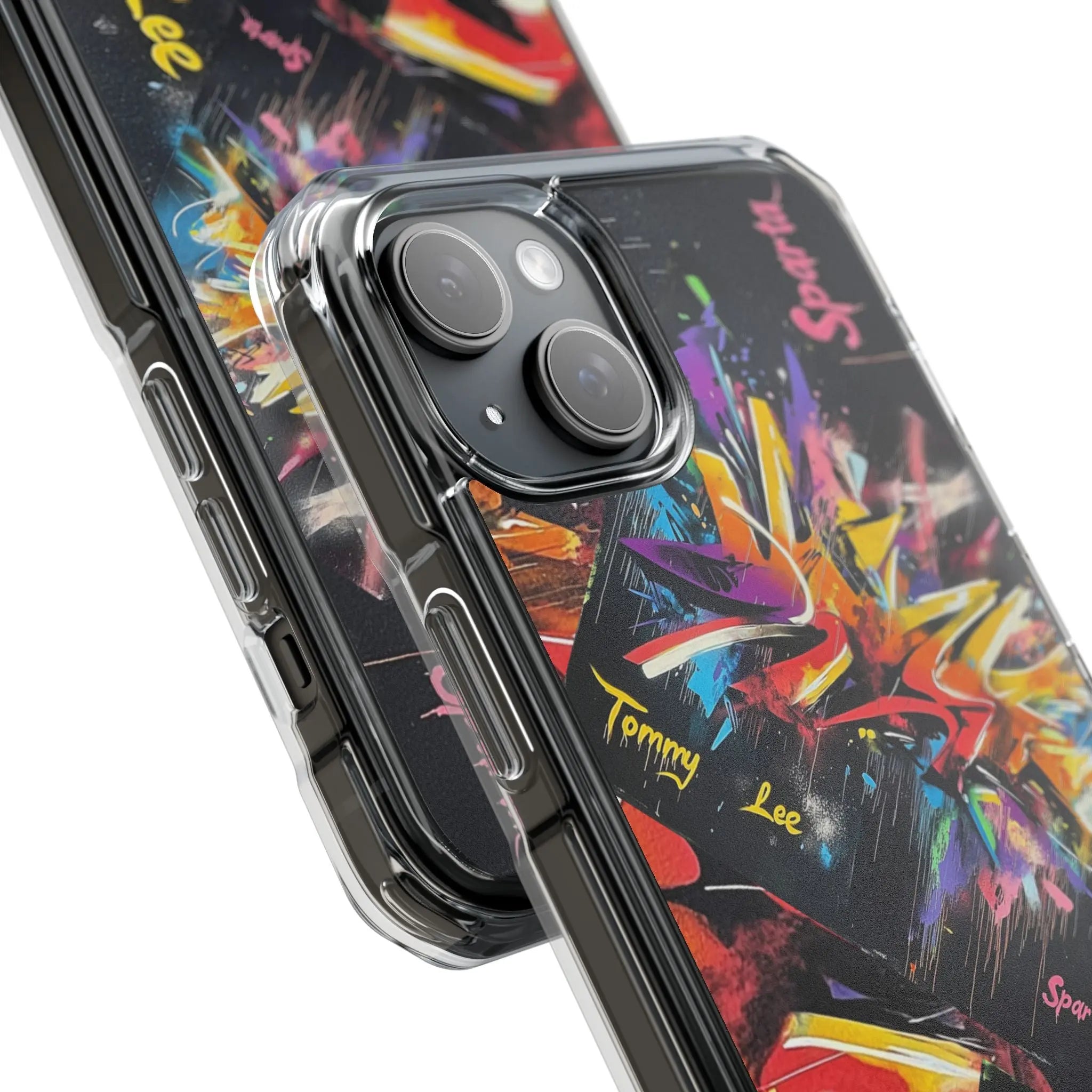 Tommy Lee Sparta Vibrant Artistic Magnetic Clear Phone Case Printify
