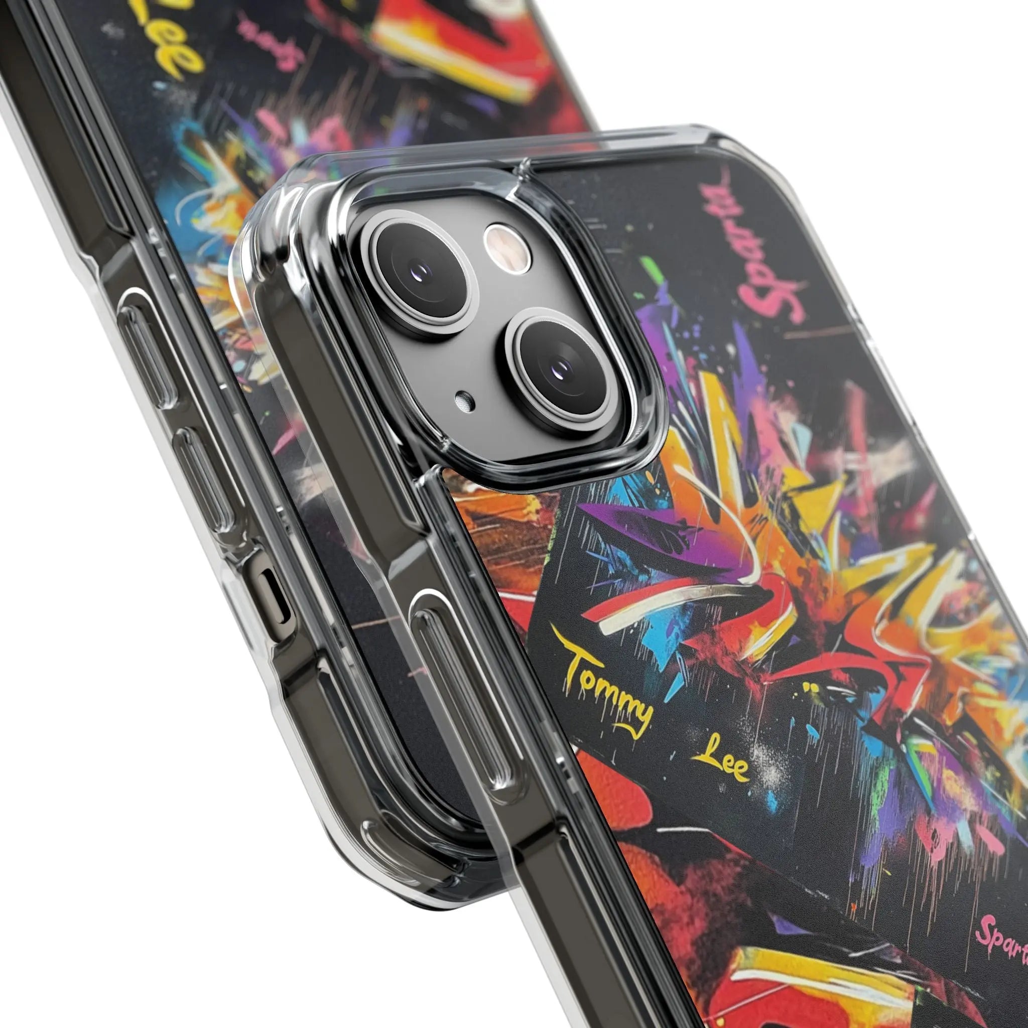 Tommy Lee Sparta Vibrant Artistic Magnetic Clear Phone Case Printify