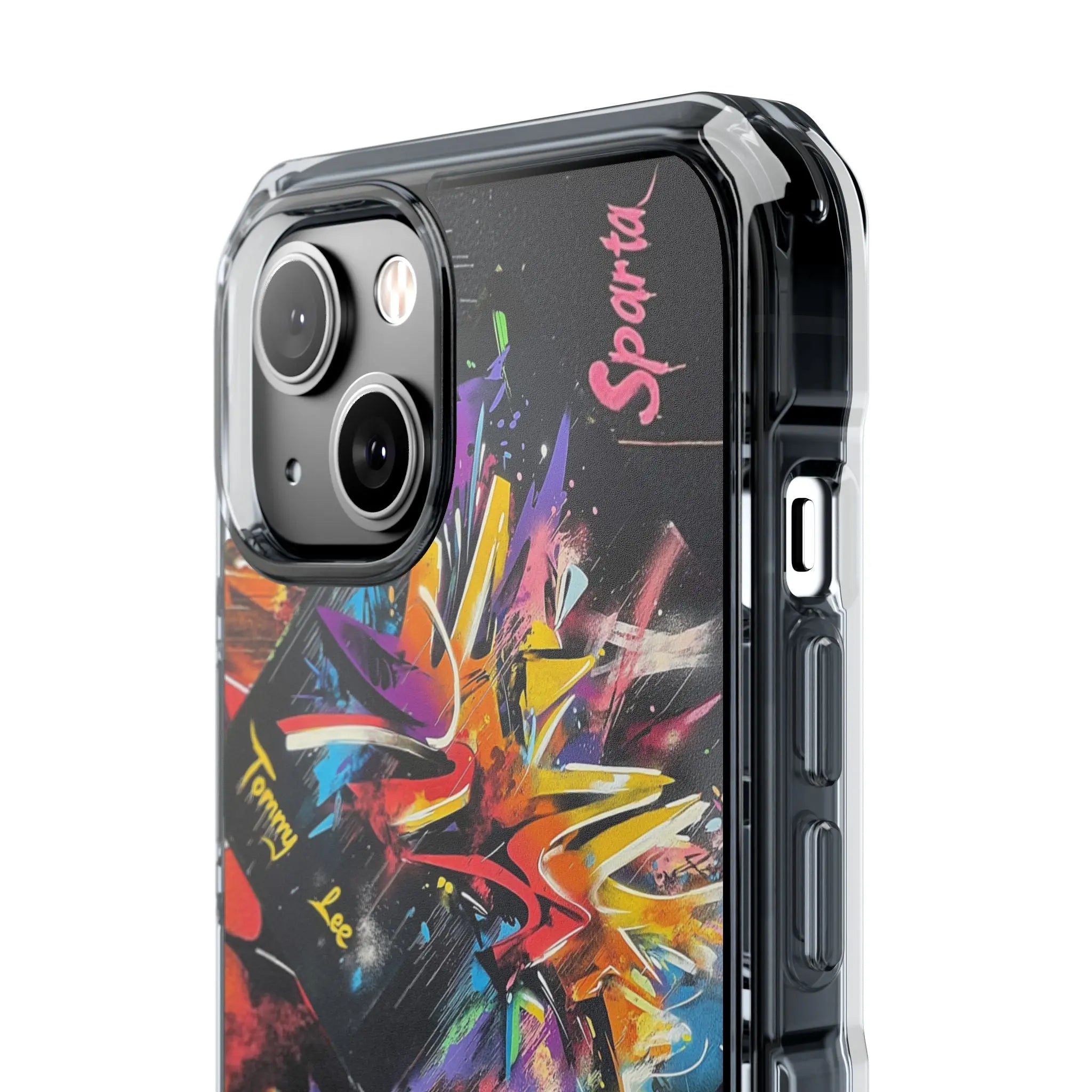 Tommy Lee Sparta Vibrant Artistic Magnetic Clear Phone Case Printify
