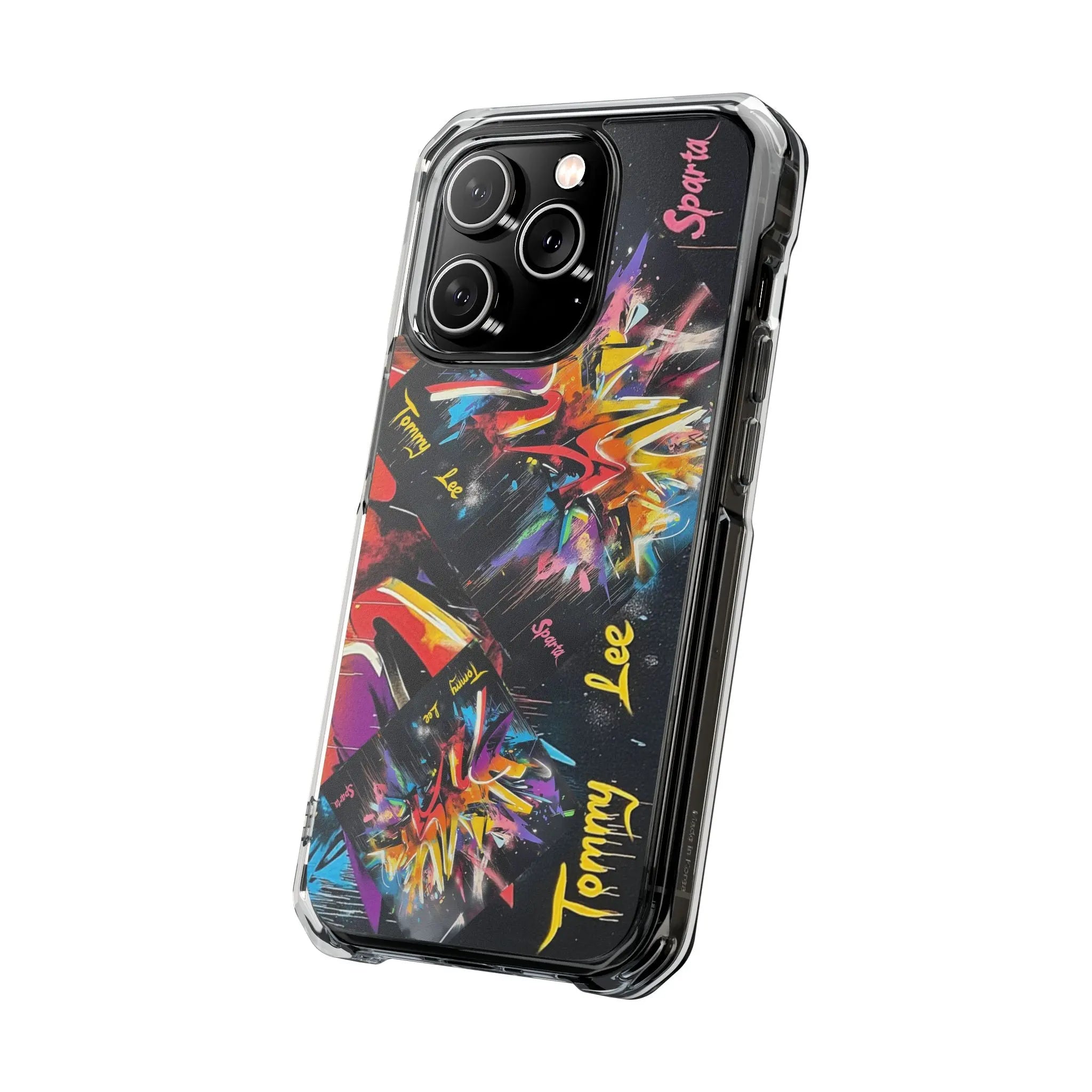 Tommy Lee Sparta Vibrant Artistic Magnetic Clear Phone Case Printify