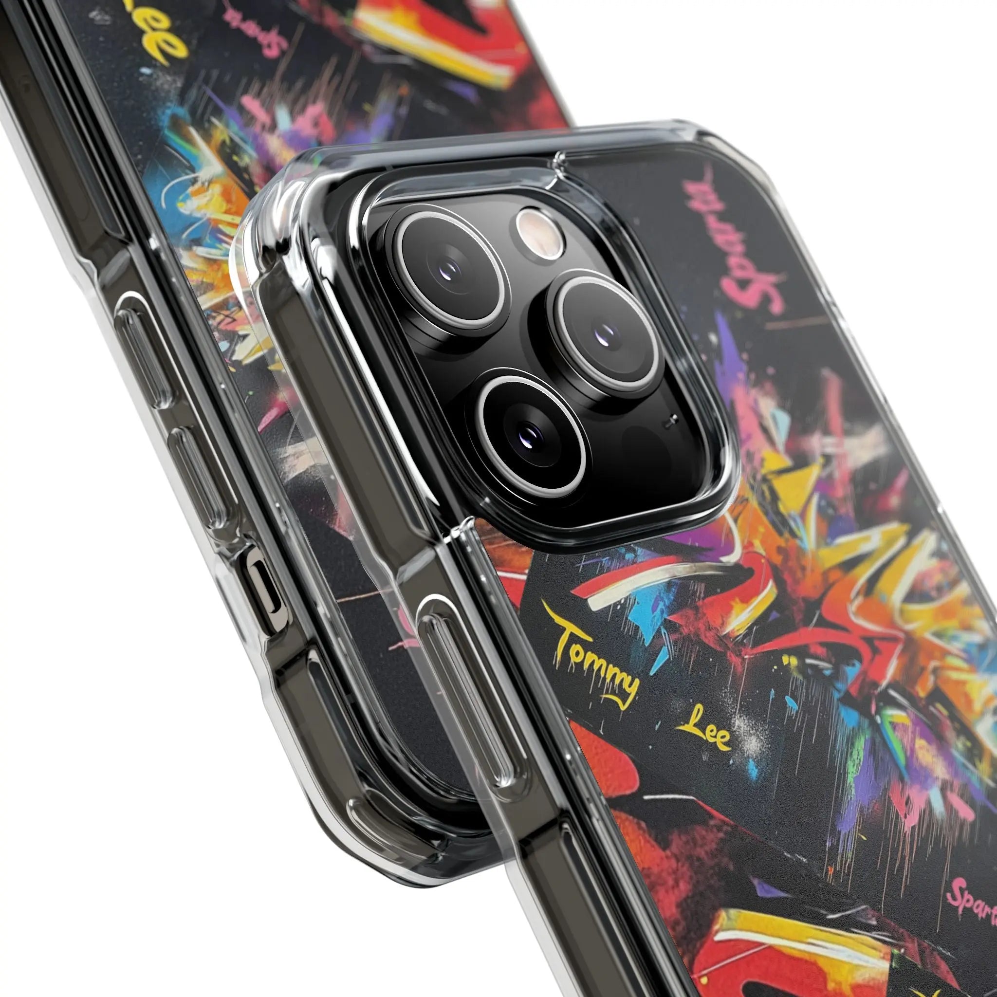 Tommy Lee Sparta Vibrant Artistic Magnetic Clear Phone Case Printify