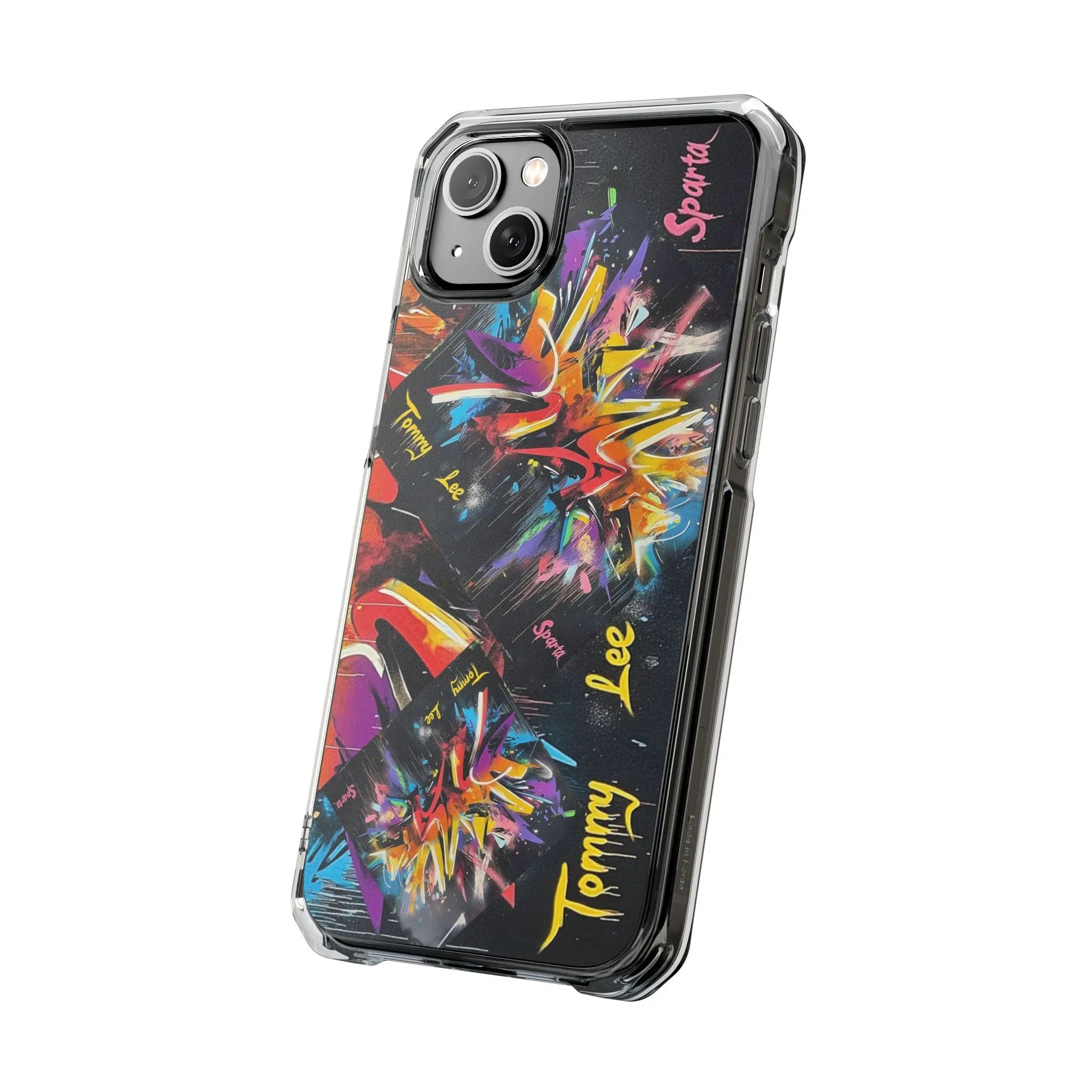 Tommy Lee Sparta Vibrant Artistic Magnetic Clear Phone Case Printify