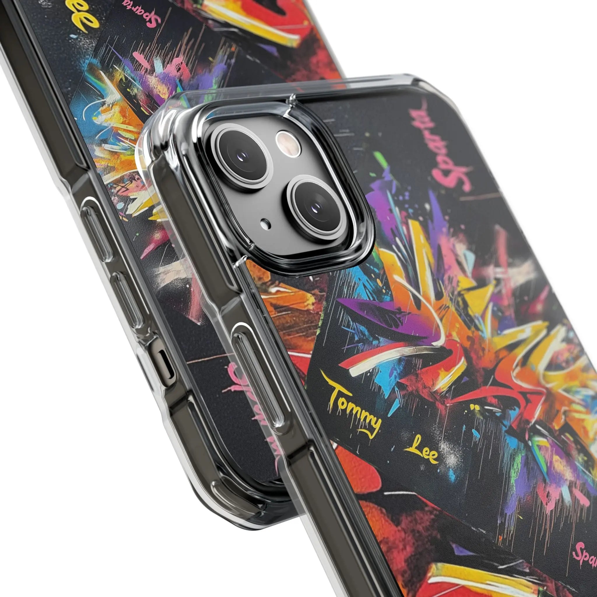 Tommy Lee Sparta Vibrant Artistic Magnetic Clear Phone Case Printify