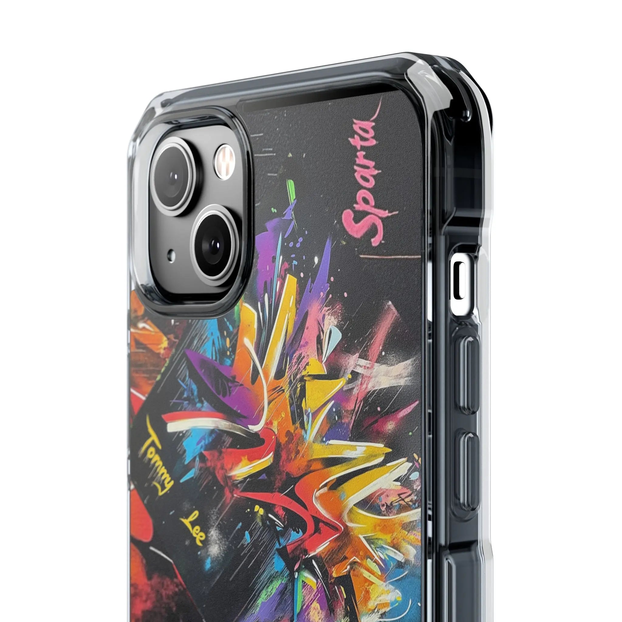 Tommy Lee Sparta Vibrant Artistic Magnetic Clear Phone Case Printify