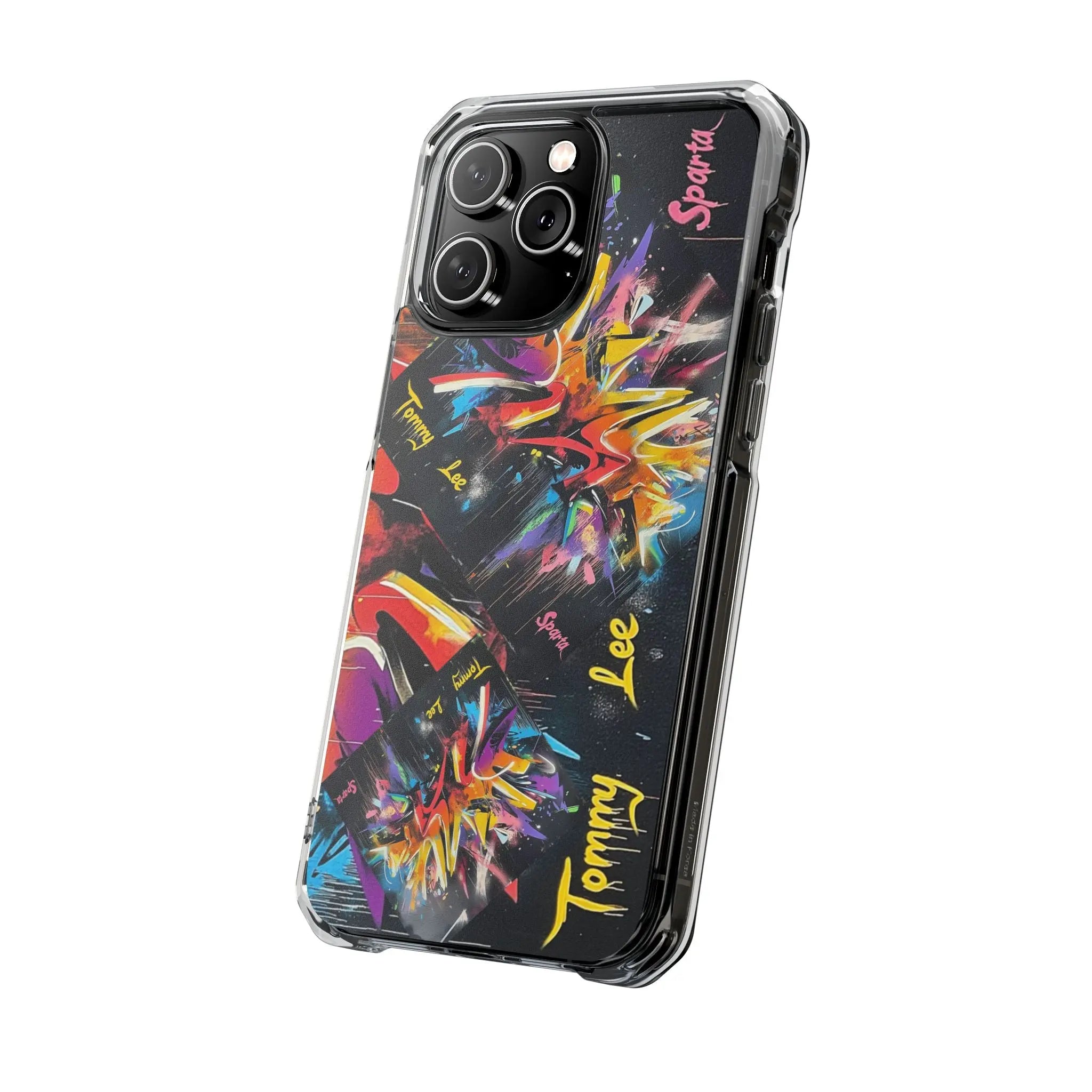 Tommy Lee Sparta Vibrant Artistic Magnetic Clear Phone Case Printify