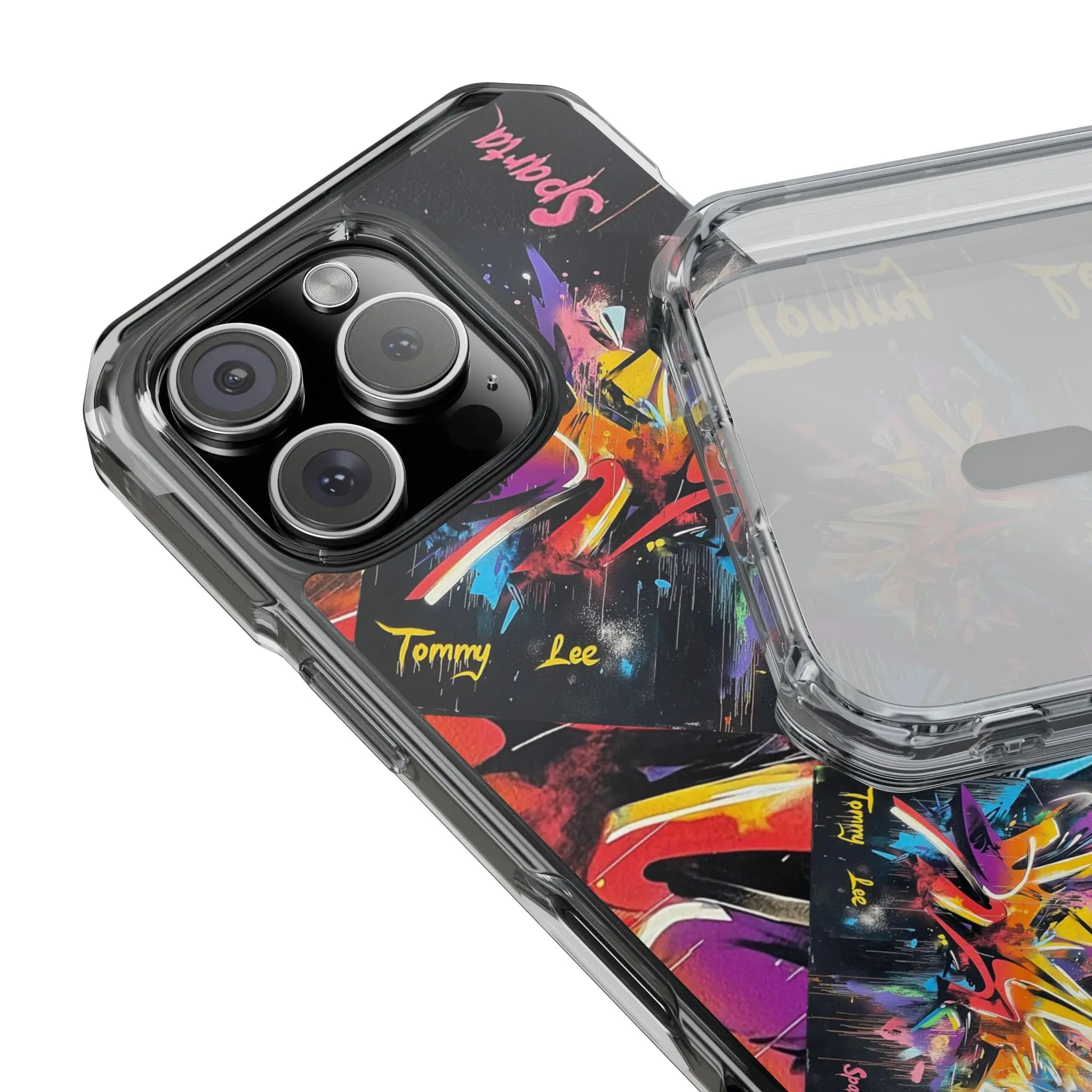 Tommy Lee Sparta Vibrant Artistic Magnetic Clear Phone Case Printify