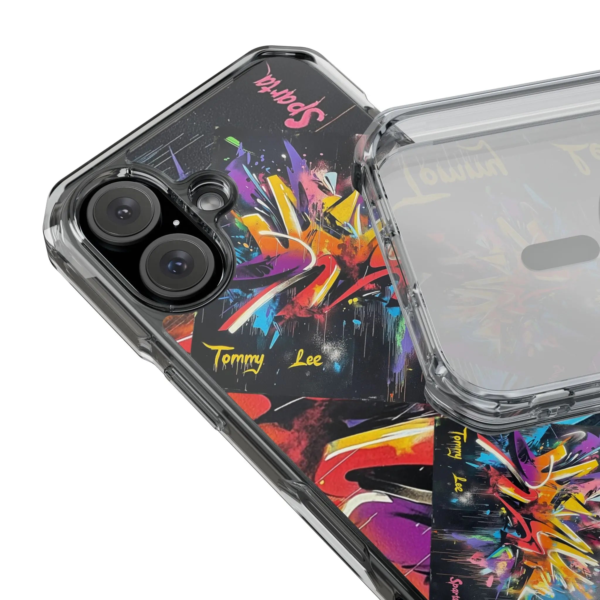 Tommy Lee Sparta Vibrant Artistic Magnetic Clear Phone Case Printify