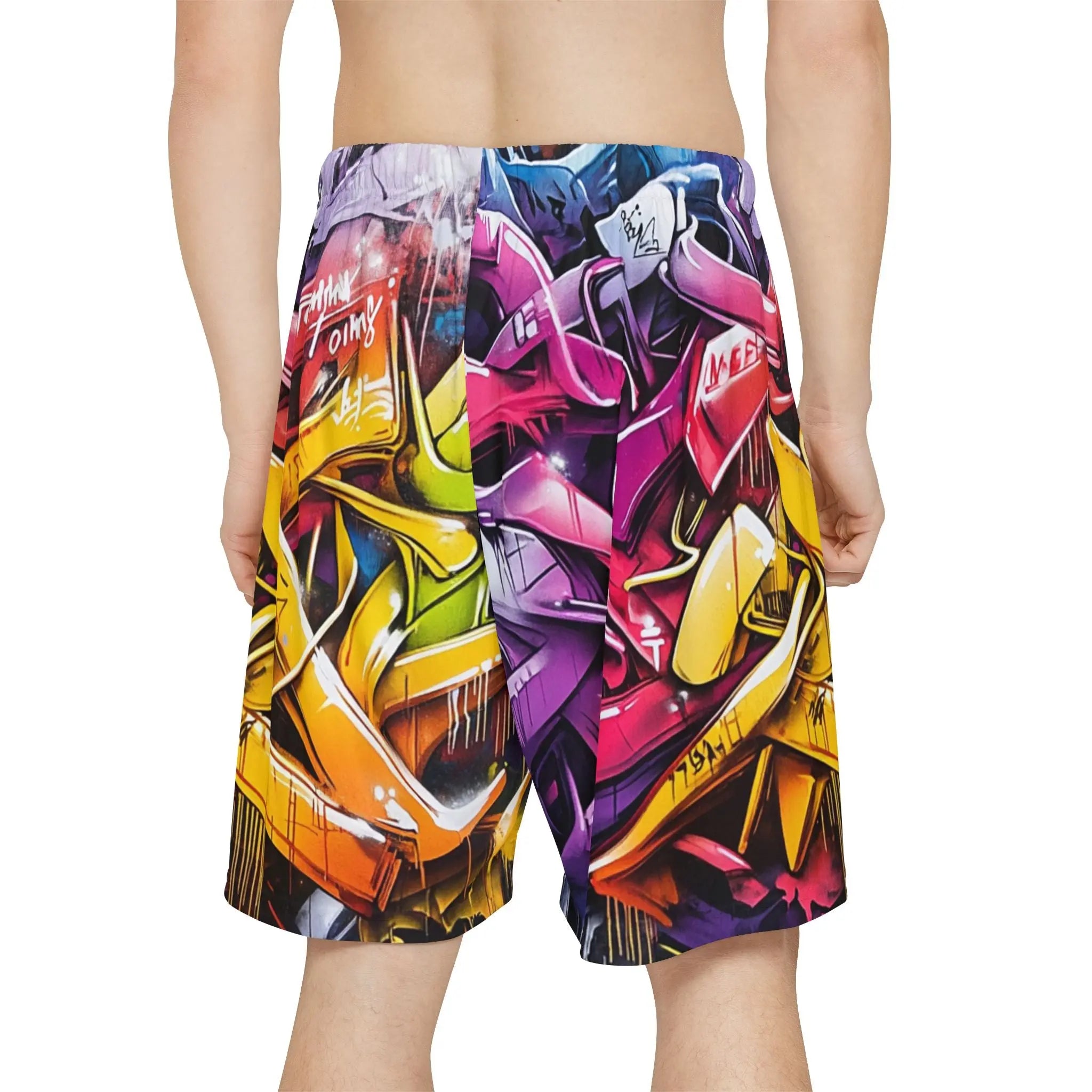 Tommy Lee Sparta Wildstyle Graffiti Shorts Printify